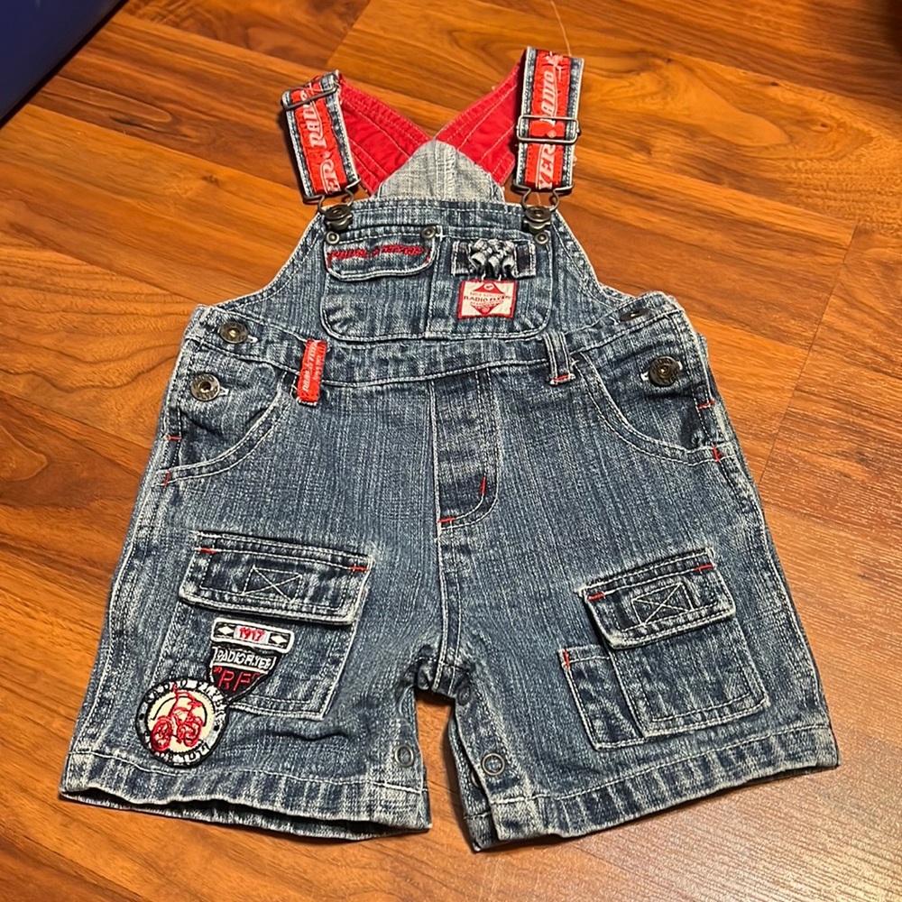 Radio Flyer denim overalls